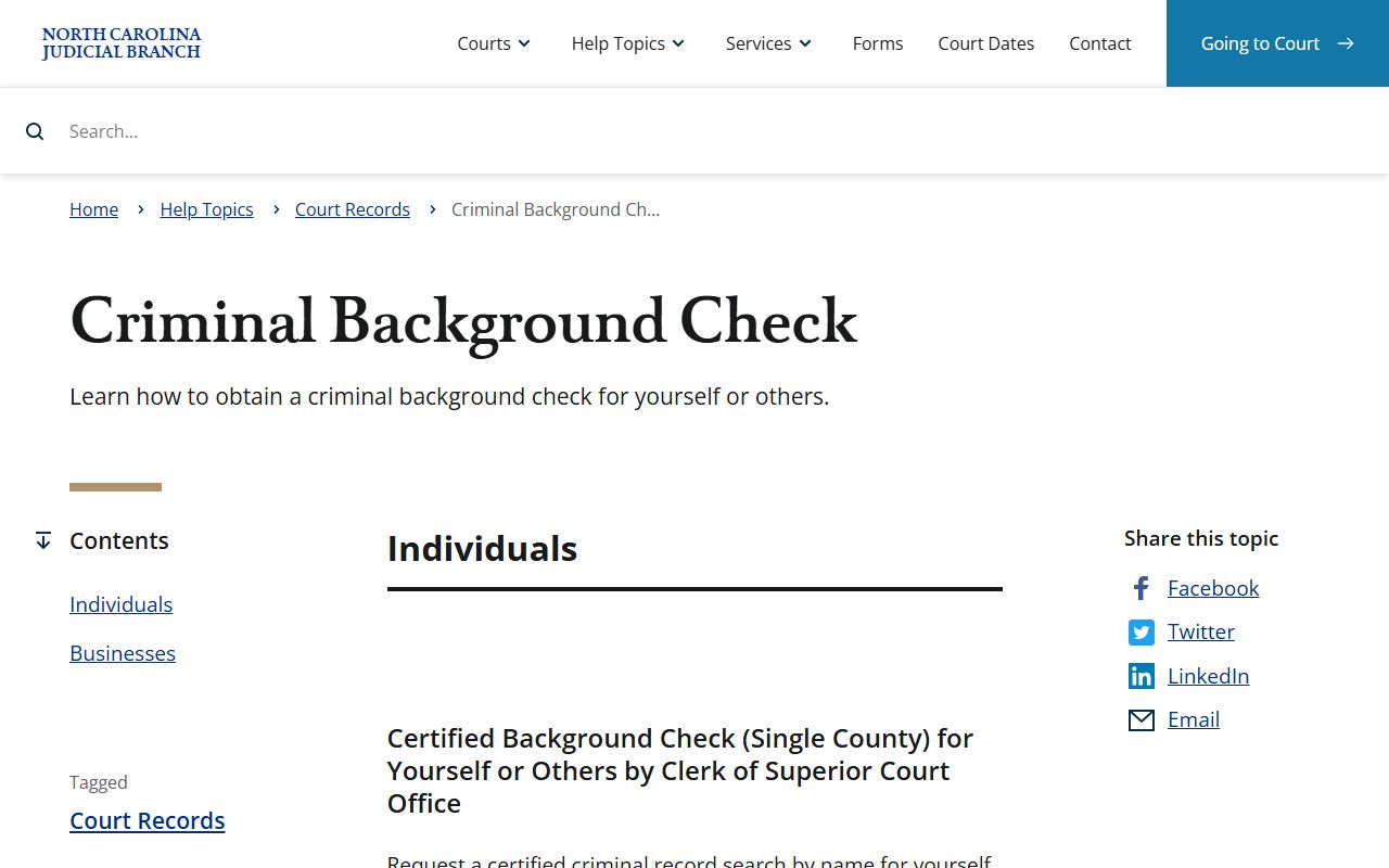 Hyde County criminal court records certified background check source