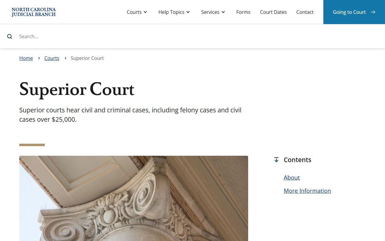 Hyde County Superior Court official Superior Court source
