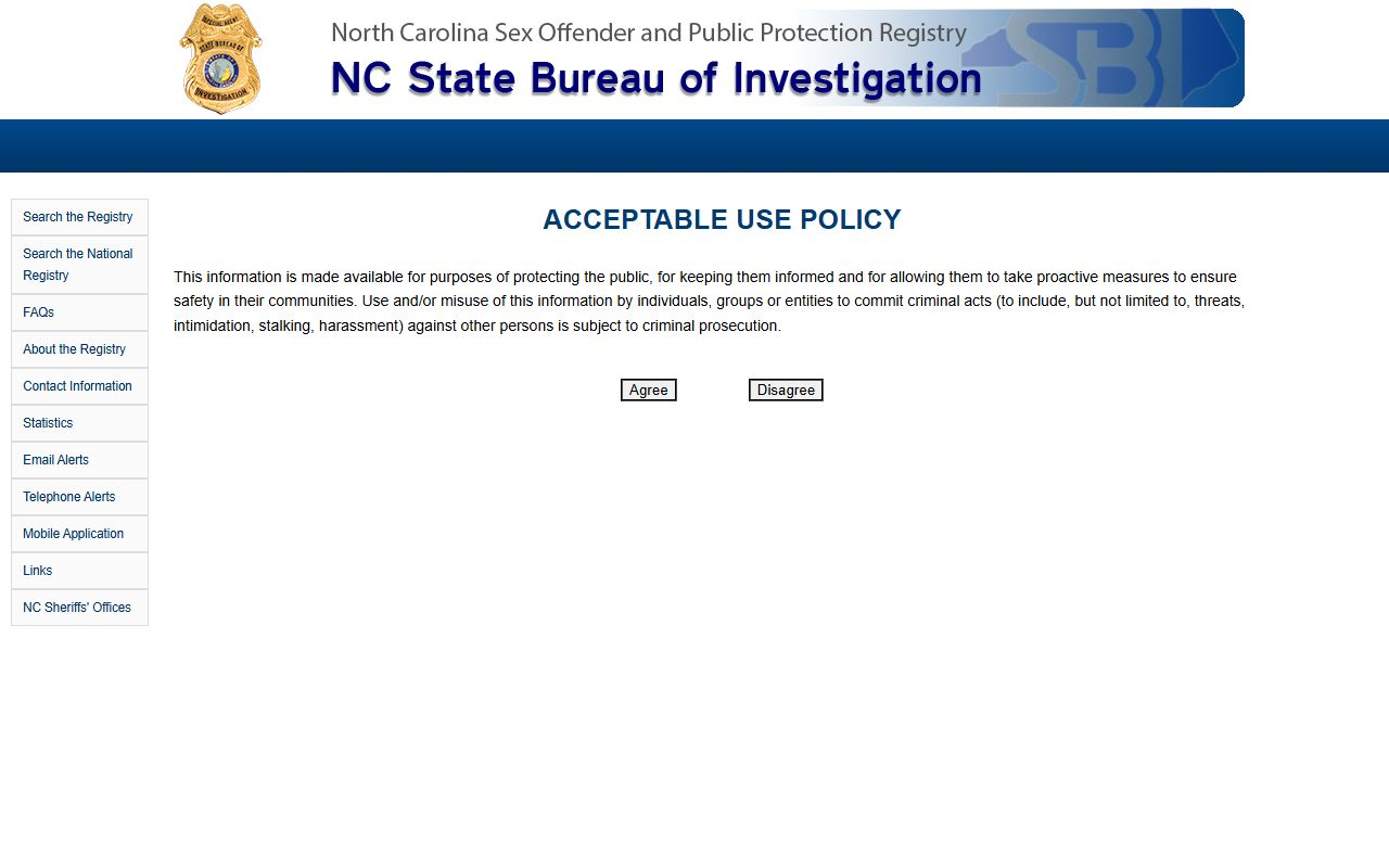 Hyde County inmate records NC sex offender registry search